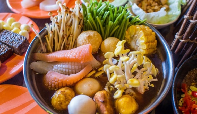 體驗縮圖 - 台北中山區 山海傳迴轉蔬食火鍋 