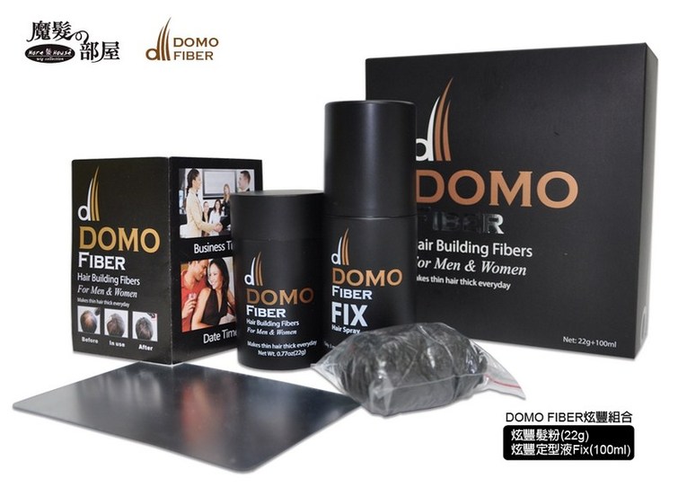 體驗縮圖 - 宅配【DOMO FIBER 炫豐髮粉】即灑即增 瞬效增髮 自然逼真