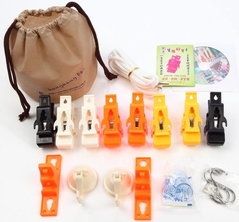 體驗縮圖 - 【宅配】萬用吊掛組 (專利)無敵金剛夾 好用多多 免費體驗