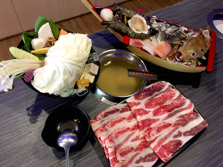體驗縮圖 - 新北日式火鍋【墨悠涮涮鍋】明蝦、天使紅蝦、紅蟳、沙朗牛等您來嘗鮮 