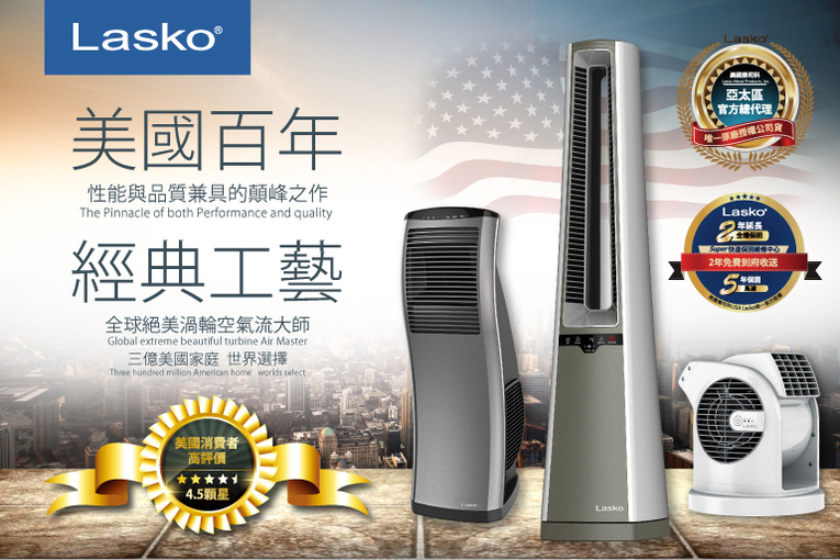 體驗縮圖 - 宅配【美國Lasko】夏日赤炎炎，美國品牌LASKO風扇任選，讓您急速冷房，吹涼風囉!