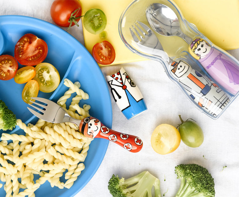 體驗縮圖 - 宅配【Eat4Fun】美國高級兒童餐具+收納盒!<316醫療鋼、不褪色> 給您的寶貝，無毒安全的用餐品質【小小家】P2