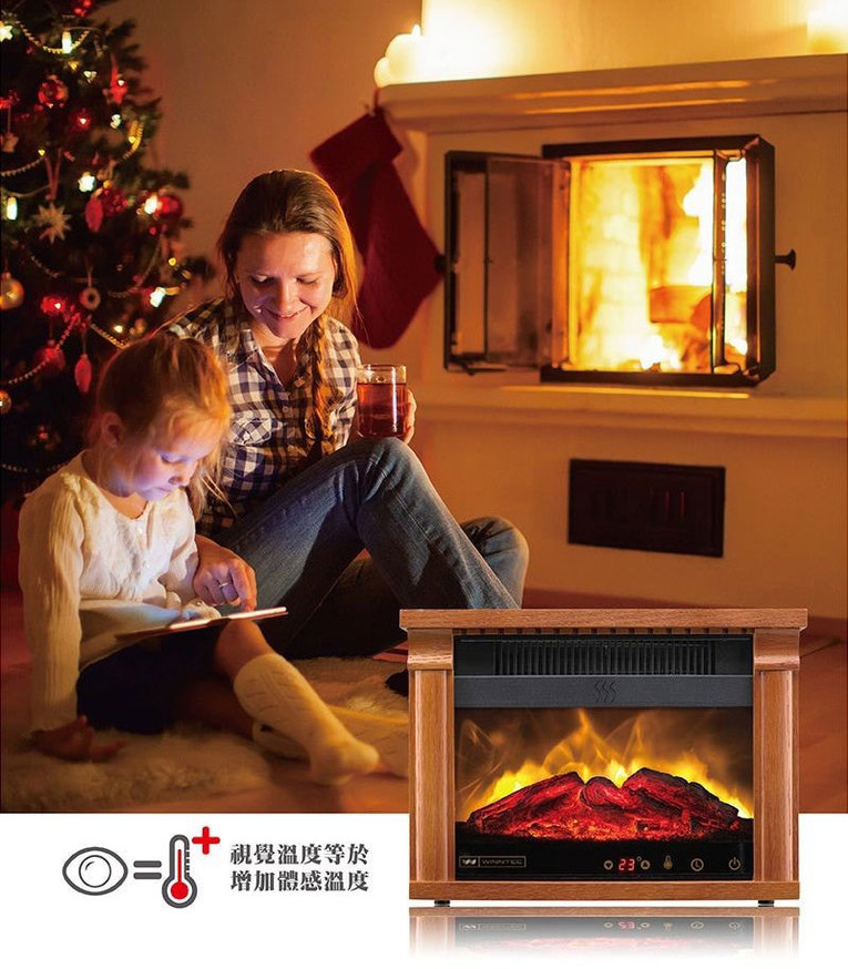 體驗縮圖 - 【宅配體驗】有了火焰山電壁爐，冬天不再手腳冰冷!快速暖房又省電