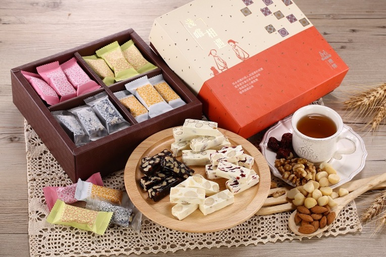 體驗縮圖 - 宅配【禮愫GIFTTOU】黑糖薑母茶+蔥仔牛軋餅 +綜合牛軋糖伴手禮!純天然食材，獻上最真誠的禮數