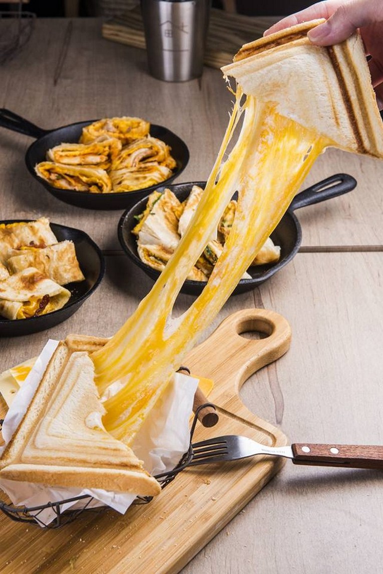 體驗縮圖 -  新店捷運七張站【雨田+】手作早午餐，讓您抵擋不了超邪惡滿滿起司料理 