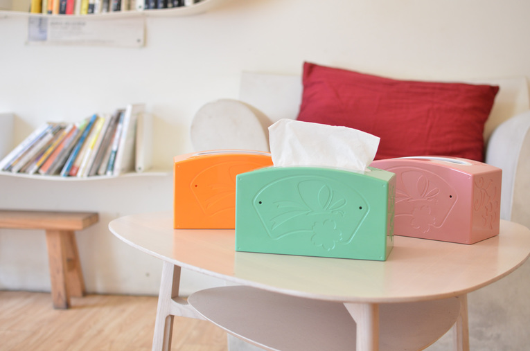 體驗縮圖 - 宅配【蝶仙子】自動彈升面紙盒，面紙方便好抽取，台灣製造專利設計！