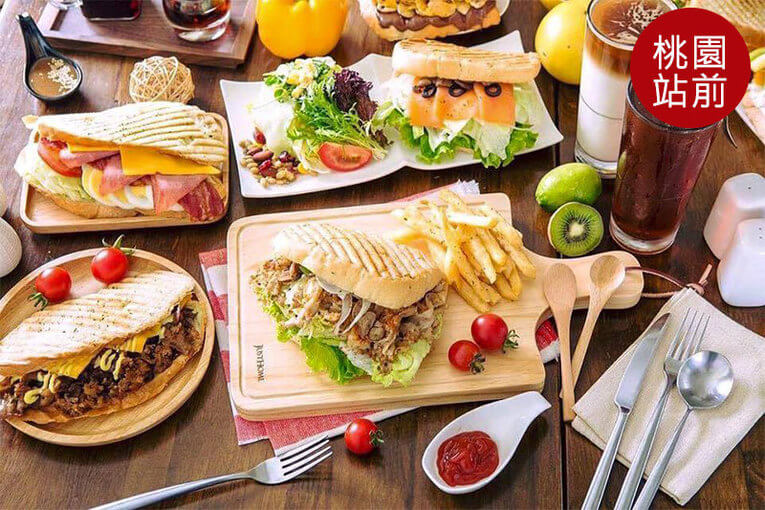 體驗縮圖 - 桃園車站【豐滿桃園站前店】早午餐任選2~4人份套餐，在工業風格下，享受澎湃人氣早午餐!P2