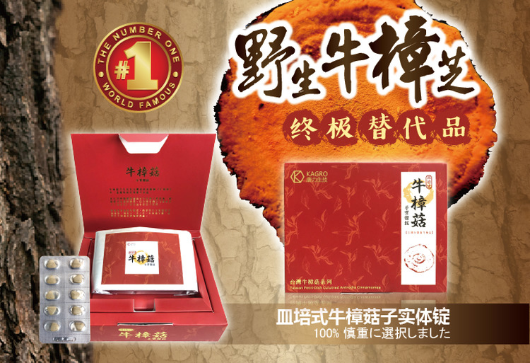 體驗縮圖 - 宅配【康力生技】皿培式牛樟芝子實體錠，每顆有300mg的牛樟芝子實體，富含多醣體及三萜類，每日2顆，滋補強身、增強體力，給您一整天的好活力！