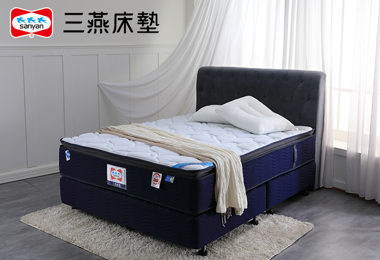 體驗縮圖 - 宅配【三燕床墊】軟硬雙用蜂巢式獨立筒標準雙人床墊，升級款45週年紀念床(尊爵版)，三燕床墊堅持每張彈簧床，都必須在台灣本土製造，除了杜絕黑心商品，打造屬於台灣人的好床墊！P2