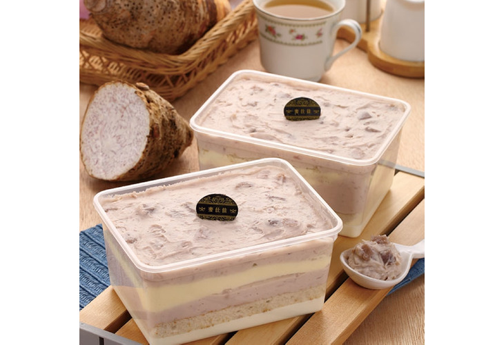 體驗縮圖 - 宅配【麥仕佳】鮮芋奶酪蛋糕盒，綿密香濃大甲芋頭製作，獨家爐烤烘焙鎖住原始芋頭香，高成本100斤的芋頭只能烤出55斤的純芋泥，與滑嫩奶酪層層疊疊成讓人齒頰留香的濃醇美味。P4