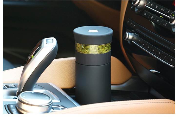 體驗縮圖 - 宅配【LVZHU】茶水分離泡茶保溫杯，三段式杯身結構，茶水分離，喝茶不吐茶，一鍵出水，簡單泡出好茶味！12小時保溫，讓您喝茶無擾！​​​​​​​