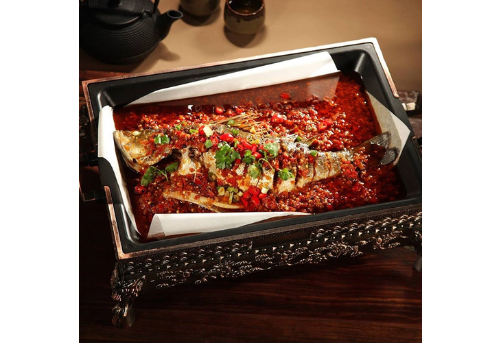 體驗縮圖 - 新竹東區【天府之國紙包魚】2~4人四川料理，紙包魚/乾鍋及下酒菜，選自四川的辛香醬料，又香又麻，搭配堅新鮮優質魚貨，把關料理品質，給您最道地最下飯的四川麻辣味！