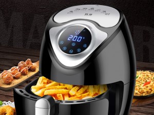 體驗縮圖 - 宅配 科帥【智能氣炸鍋】AF-106，多功能家用智能氣炸鍋處碰螢幕、大容量！團購到缺貨！