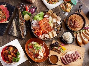 體驗縮圖 - 台中北屯【福軒串道】3-5人燒烤享用，串燒+烤物+熱炒+炸物，台式日式料理雙風味，吃完宵夜還可以順便賞情人橋夜景，延續美好的愜意時光～