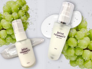 體驗縮圖 - 宅配【juice cosmetic】葡萄保濕抗老組合，化妝水、乳液一次給您！內含抗老成分白藜蘆醇及保濕成分玻尿酸、神經醯胺、膠原蛋白等，幫助肌膚維持彈性，延緩肌膚老化！